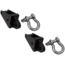 Fishbone Offroad JK Rear D-Ring Frame Mounts for Jeep Wrangler JK 2007 - 2018, Black, FB22136