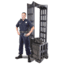 Fisher Security M-Scope 220V Portable Walkthrough Security Metal Detector, Black, MSCOPE-220