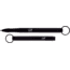Fisher Space Pen Backpacker Keyring Space Pen with NASA Meatball Logo, Black, BP/B-NASAMB