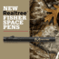 Fisher Space Pen Trekker Keyring Space Pen with RealTree Logo, Matte Black, 725B-RT