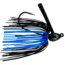 Fitzgerald Fishing Tungsten Swim Jig, Black/Blue, 3/8oz, FFSWJ38BB