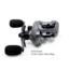 Fitzgerald Fishing VLD10 Reels, 7.2 Gear, Left Hand, Silver, VLD10-721-L