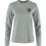 Fjallraven 1960 Logo T-Shirt Long Sleeve - Womens, Grey/Melange, Medium, F86989-020-999-M