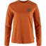 Fjallraven 1960 Logo T-Shirt Long Sleeve - Womens, Terracotta Brown, Extra Large, F86989-243-XL