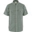 Fjallraven Abisko Cool Shirt Short Sleeve - Mens, Patina Green/Dark Navy, Medium, F81795-614-555-M