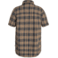 Fjallraven Abisko Hike Shirt Short Sleeve - Mens, Dark Navy/Buckwheat Brown, Large, F82268-555-232-L