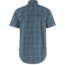 Fjallraven Abisko Hike Shirt Short Sleeve - Mens, Indigo Blue/Dark Navy, Large, F82268-534-555-L