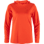 Fjallraven Abisko Sun-Hoodie - Womens, Flame Orange, Extra Large, F84108-214-XL