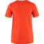 Fjallraven Abisko Wool Fox Short Sleeve - Womens, Flame Orange/Ultramarine, Extra Large, F84118-214-537-XL
