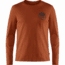 Fjallraven Forever Nature Badge LS T-Shirt - Mens, Autumn Leaf, Extra Small, F87303-215-XS