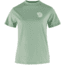 Fjallraven Fox Boxy Logo Tee - Womens, Misty Green, Extra Small, F87153-674-XS