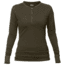 Fjallraven Lappland Merino Henley Long Sleeve -Womens, Dark Olive, Large, F90189-633-L