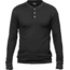 Lappland Merino Long Sleeve Henley - Mens -Dark Grey-Small