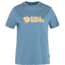 Fjallraven Logo Tee - Womens, Dawn Blue, Large, F87146-543-L