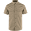 Fjallraven Ovik Air Stretch Short Sleeve Shirt - Mens, Suede Brown, Small, F12600213-244-S