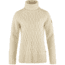 Fjallraven Ovik Cable Knit Roller Neck - Womens, Chalk White, Large, F84793-113-L