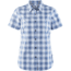 Fjallraven Ovik Check Shirt Short Sleeve - Womens, Blue Ridge, F89860-519-S
