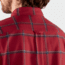Fjallraven Ovik Comfort Flannel Shirt - Mens, Red Oak/Navy, Large, F84132-345-560-L