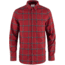 Fjallraven Ovik Comfort Flannel Shirt - Mens, Red Oak/Navy, Large, F84132-345-560-L