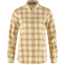 Fjallraven Ovik Flannel Shirt - Womens, Chalk White/Dune Beige, Extra Large, F89833-113-196-XL