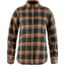 Fjallraven Ovik Heavy Flannel Shirt - Womens, Mountain Blue/Terracotta Brown, Medium, F86999-570-243-M