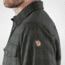 Fjallraven Ovik Re-Wool Shirt Long Sleeve - Mens, Dark Grey-Olive, Small, F81885-030-630-S