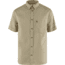 Fjallraven Ovik Travel Short Sleeve Shirt - Mens, Sand Stone, Small, F87039-195-S