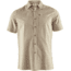 Fjallraven Svante Seersucker Short Sleeve Shirt - Men's, Small, Dark Sand, F81544-227-S