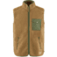 Fjallraven Vardag Pile Fleece Vest - Mens, Buckwheat Brown-Laurel Green, Extra Small, F87073-232-625-XS