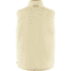 Fjallraven Vardag Pile Fleece Vest - Mens, Chalk White-Buckwheat Brown, Medium, F87073-113-232-M