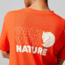 Fjallraven Walkith Nature T-Shirt - Womens, Flame Orange, Medium, F14600171-214-M