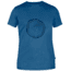 Fjallraven Wood Logo T-Shirt - Men's-Uncle Blue-X-Small