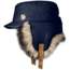 Fjallraven Woodsman Cap - Men's-Dark Navy-X-Large