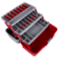 Flambeau 3 Tray Classic Tackle Box, Red/Gray, 6383TB