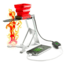 FlameStower FireCharger, Red FS-FC1