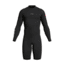 Florence Marine X 2MM Standard Issue Zipperless Long Sleeve Springsuit, FMW00018-BLK-ST