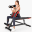 Flybird Fitness Multi-Functional Roman Chair, 38-44"Adjustable Bench Length/No Wheels, FBRCWB