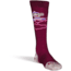 Fox River Monkey Ski, Monkey Do Lightweight Over-the-Calf Ski and Snowboard Sock - Kids, Berry, Large, 151261