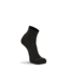 Fox River Mills Organic Cotton Medium Weight Quarter Crew Everyday Sock, FR-1603-07000-BLK-M
