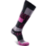 Fox River Peakheat Liftie Lightweight Over-the-Calf Ski and Snowboard Sock - Womens, Black/Violet, Medium, 178738