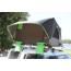 Freespirit Recreation Adventure Series Automatic Soft-Top 49in Roof Top Tent, Dark Grey Body/Blk Fly/Lt. Green Trim/Blk PVC Cover, RTAS49310