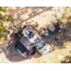 Freespirit Recreation Adventure Series Manual 49in Roof Top Tent, Olive Body/Blk Fly/Blk PVC Cover, RTAM49705