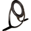 Fuji Aluminum Oxide Cast Rod Guide Black No Shock Ring, 12mm, BNOG12