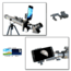 700mm X 60mm Refractor Telescope and Smartphone Photo Adapter Kit, Black