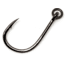 Gamakatsu Live Bait Hook with Solid Ring, Needle Point, Light Wire, Offset, Ringed Eye, NS Black, Size 6, 7 per Pack, 220407R