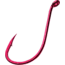 Gamakatsu Octopus Hook, Barbed, Needle Point Ringed Eye, Red, Size 1, 25 per Pack, 02310-25