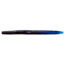 Gambler Fat Ace Stickbait, Black Blue Glitter Blue Tip, 6in, FA155