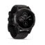 Garmin Fenix 5 Plus, GPS Watch, Carbon Gray DLC Titanium with Black Silicone Band, 010-01988-20