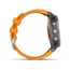 Garmin Fenix 5 Plus, Sapphire, GPS Watch, NA, Ti/Solar Flare Orange 010-01988-04