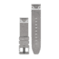 Garmin Fenix 5s 20mm QuickFit Suede Leather Band, Gray 010-12491-16